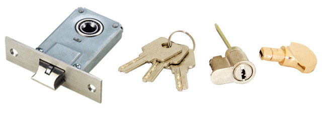 锐隆锁业7001亮镍拉丝带轴承锌合金单舌门锁 浴室安全与便捷的理想之选