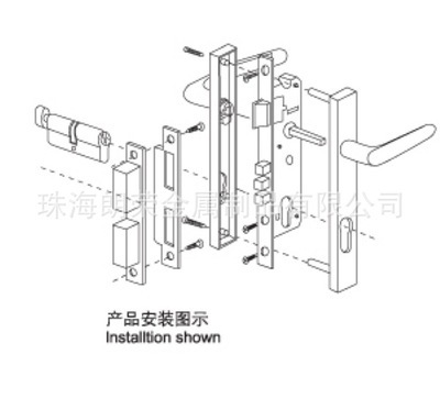 lonwin-大门铜锁 中号铜锁-BS0221产品详述